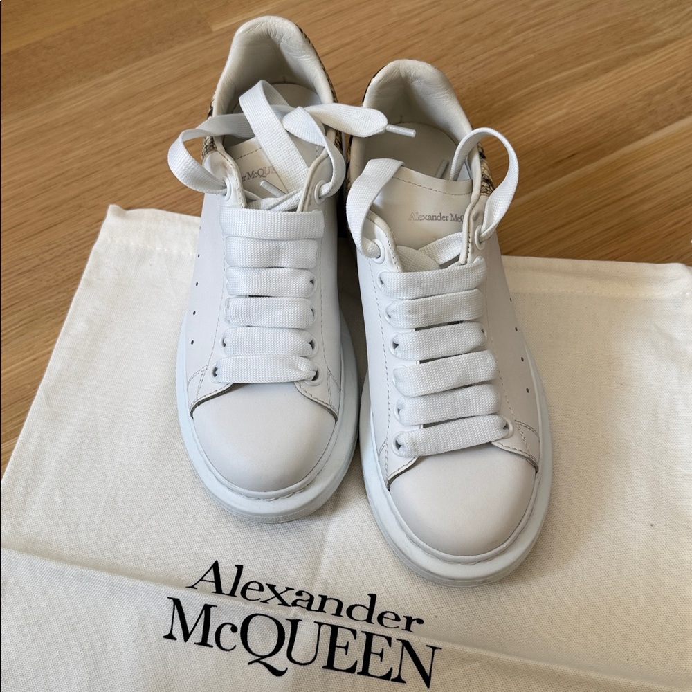 Alexander McQueen Women's Classic White Sneakers